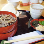 姫のそば ゆかり庵 - 割子そば二枚