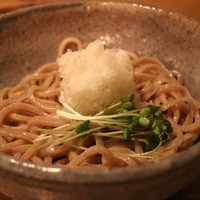 自家製粉石臼挽きうどん 青空blue 本店 - 辛みおろしぶっかけうどん　(大盛り)　