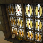 桜屋珈琲館 - ステンドグラスの窓