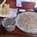 蕎麦はしもと - 天ぷらざる 1,500円