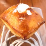 L'Octave Hayato KOBAYASHI - ランチコース 5598円 の焼き立てアップルパイのApple乗せ