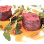 L'Octave Hayato KOBAYASHI - ランチコース 5598円 の北海道の蝦夷鹿のロースの絶品ロースト