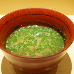 鮨 さいとう - お椀（2015/10）