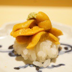 鮨 さいとう - 唐津の赤うに（2015/10）