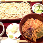 日本そば あけの蕎 - 小天丼と蕎麦セット  830円