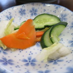 Otafuku - 胡瓜、人参、白菜の漬物アップ