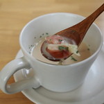 洋食屋 月の森 - ランチセットのスープ