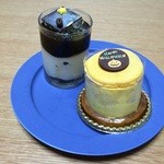 トゥレ・ドゥー - カフェマスカルポーネ420、かぼちゃのババロア450