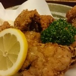 居酒屋 扇 - 唐揚げ・・ニンニク効いてる