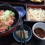 夢庵 - ねぎとろ丼　ランチＦセット