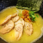 ぼんてんらぁ麺 - 特製・塩＋鶏チャーシュー