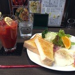 食堂カフェ COCO家 - いただいたのは、Bのセットです