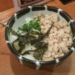 麺屋 花蔵 - そぼろごはん230円