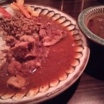 スパイスカリーて - 3種盛り1000円