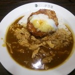 Karehausu Koko Ichi Banya - チキンにこみ＆半熟たまご鶏つくね　カレー(約1000円)