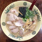 再来軒 - 宮崎とんこつラーメン ¥600