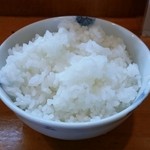 とんかつと和食 わかさ - ロースかつ定食の白飯〔15/11/1撮影〕→小盛りですがお替り自由です。