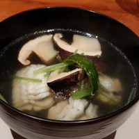 島之内 一陽 - 鱧と松茸の最強コンビっした。うに鮑ペアにも負けまへんでっ！