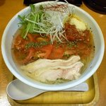 らー麺 もぐや - 冷やしトマトらーめん　（850円、2010年夏期限定・限定数無）