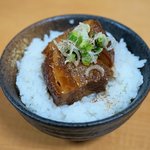 支那そば かでかる - 角煮ごはん