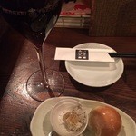 Aibiki - 赤ワイン&お通し