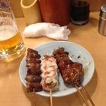 渋谷 森本 - コブクロ、紫蘇梅、レバー