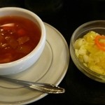 たいめいけん - ボルシチとコールスロー