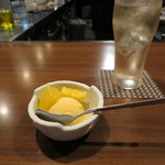 鉄板焼きgrow - メーカーズマークハイボール/デザート