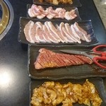 Yakiniku Yasan - 2015年9月　お肉いろいろ