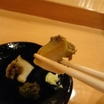 鮨 いとう - 鮑。リフト(^-^)/