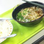 姫路警察署　署員食堂　厨房「アントレ」 - まねき　えきそば　ちょっと食べかけ