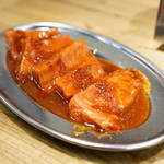 大阪焼肉・ホルモン ふたご - 2015.11 ハラミすじ（518円）