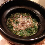 虎白 - お食事：太刀魚の炊き込みご飯(2015/10)