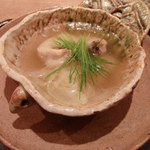 虎白 - 煮物：甘鯛、胡麻豆腐(2015/10)