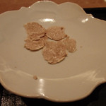 虎白 - サービスで高価な白トリュフをいただいちゃいました！食べかけｗ(2015/10)