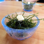 道のそば - 付け合せの海ぶどう