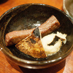 よろにく - 松茸とサーロイン焼き上がり