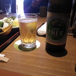 庭園茶寮 みな美(皆美館) - ジャンケンで負けた私だけノンアルビール・・。