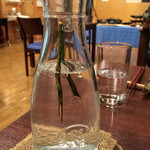 ロレオール田野畑 - お冷には黒文字が入っています