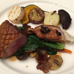 鴨肉のステーキ