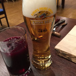 ロレオール田野畑 - 田野畑山ぶどうジュース、キリン一番搾り