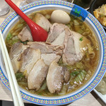 神座 - 半チャーシュー煮玉子ラーメン大盛　税込1330円　