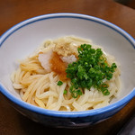 おがわうどん - 生じょうゆうどん（冷、並太、大盛）