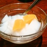 海輝 - サービスの杏仁豆腐