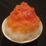 Okonomiyaki Teppan Yaki Rokusan - 夏一押し　生のグレープフルーツから作るカキ氷
