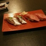 松海寿司 - 鰺、かまとろ