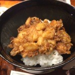 みかわ 是山居 - 小柱のかき揚げ丼