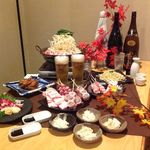 Hikiyama - 忘年会 新年会におすすめ！２時間 飲み放題付き　選べる鍋コース