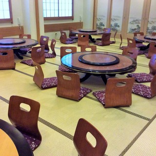 We have a banquet hall for up to 110 people.