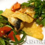 赤坂グリル - イワシと生姜のパート ミルフィーユ仕立て